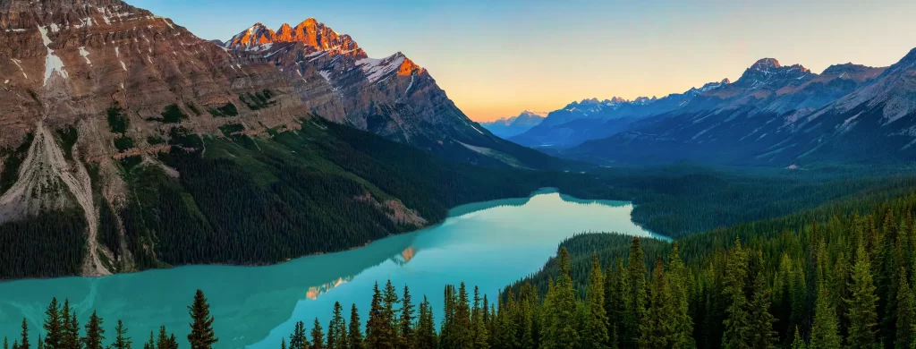 Canadian Forest Mountains Lake