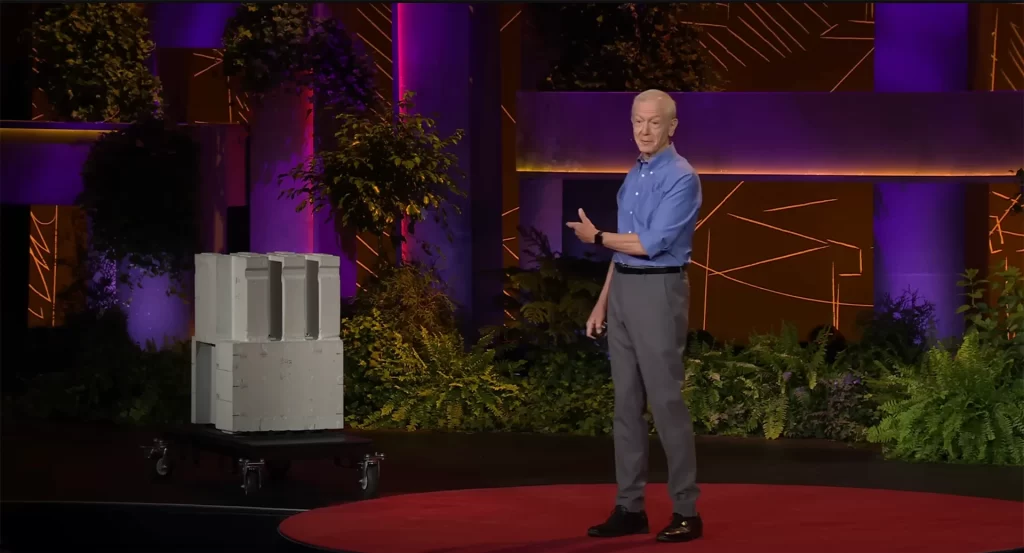 Ted Talk Brick C02 Emissions Battery