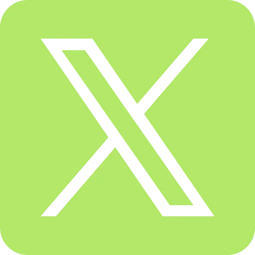 Twitter Icon Box Green