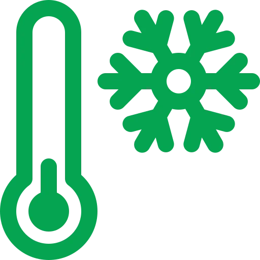 Cold Winter Icon Green